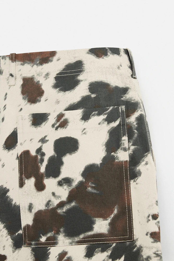 ANIMAL PRINT SHORTS