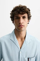 CHEMISE EN COTON ET LIN