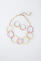 HOOP EARRINGS AND CHOKER PACK