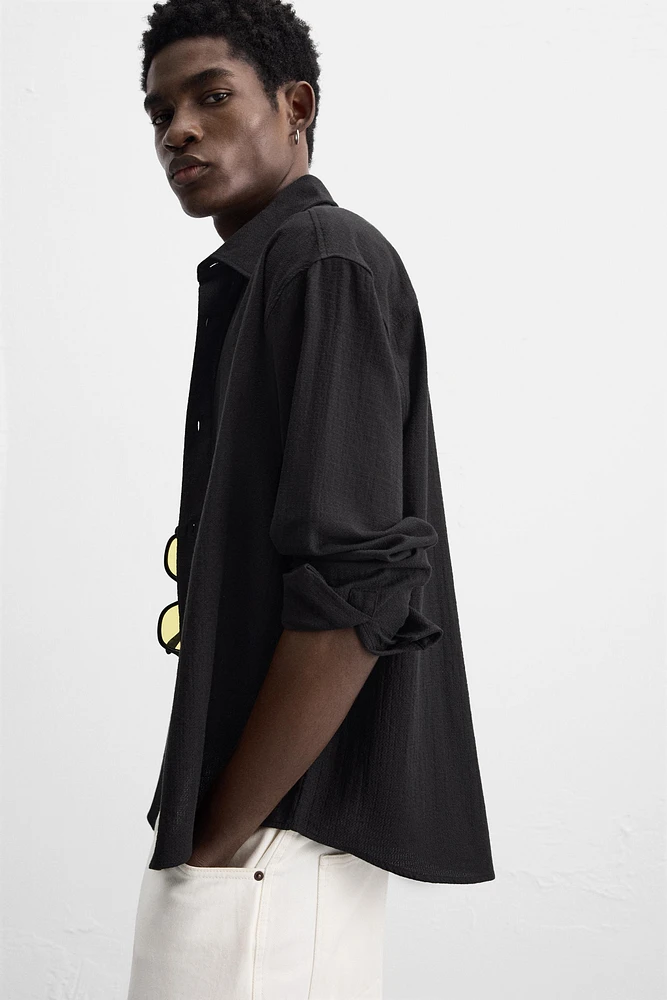 TEXTURED JACQUARD SHIRT
