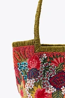 SMALL EMBROIDERED BEADED BAG