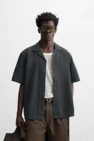 CHEMISE EN COTON ET LIN