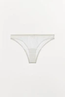 CULOTTE EN MESH ET DENTELLE