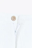 OPENWORK EMBROIDERY CULOTTES