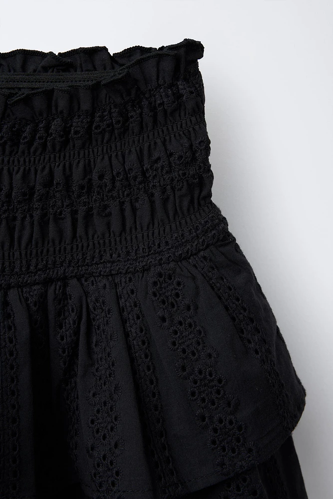 SCHIFFLY FLOUNCE SKORT