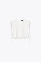 EMBROIDERED TIE TOP