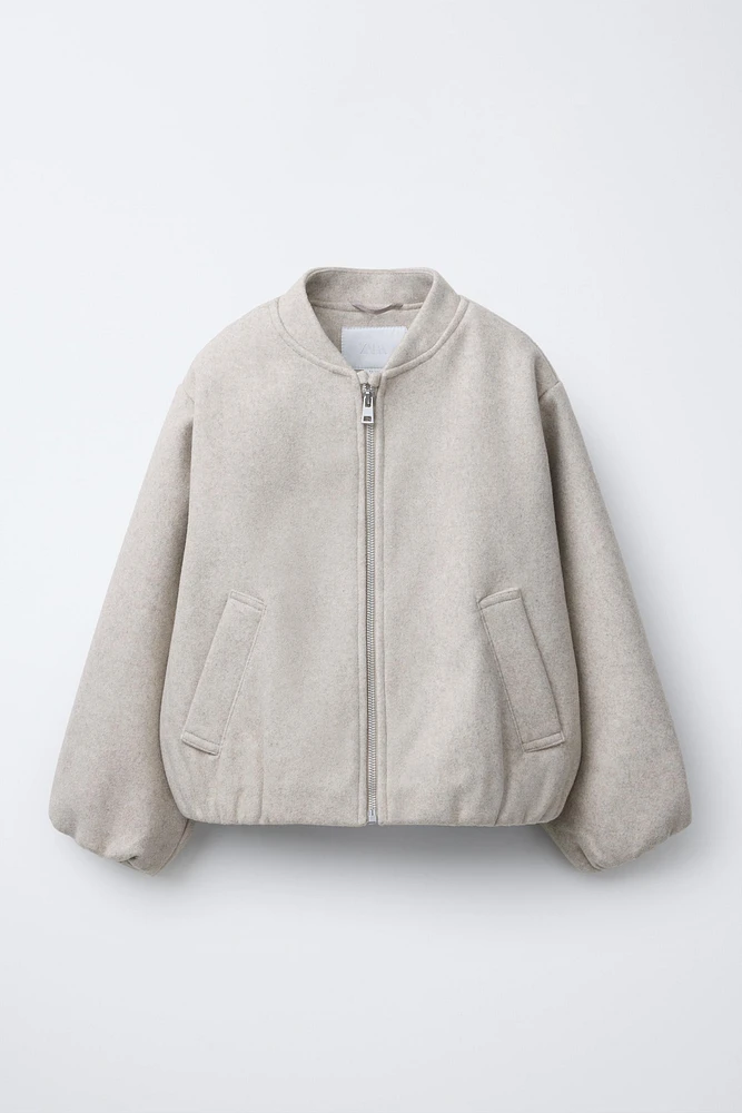 SOFT TOUCH BOMBER JACKET