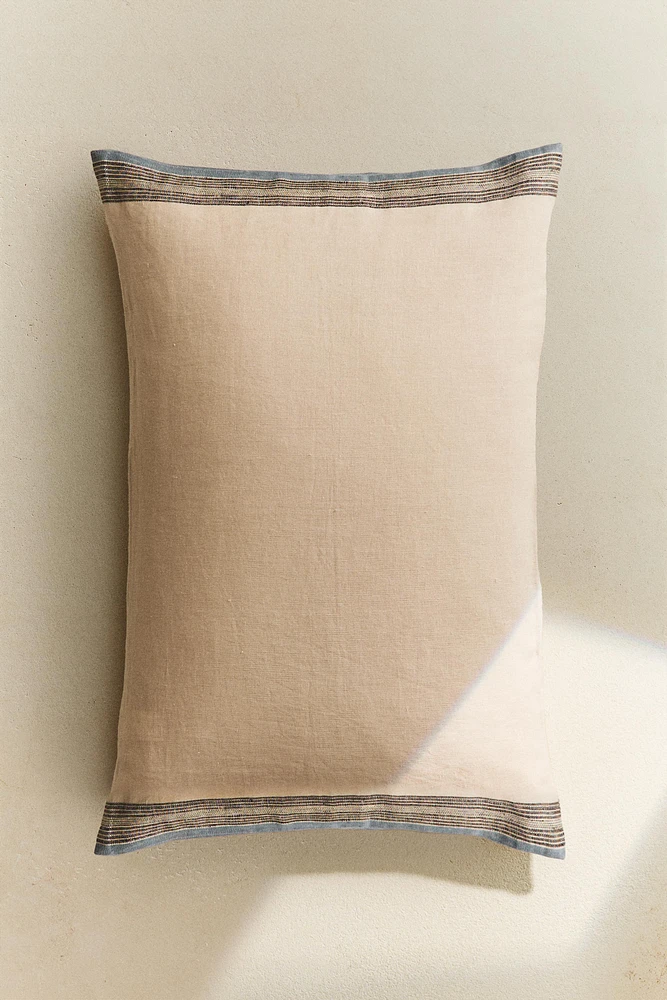 HOUSSE DE COUSSIN RAYURES