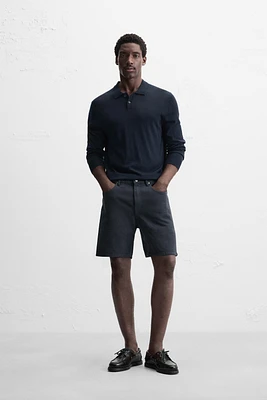 BERMUDA EN DENIM REGULAR FIT