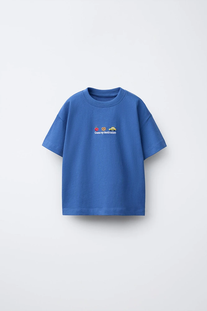 EMBROIDERED T-SHIRT