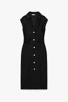 PIQUÉ SHIRT DRESS