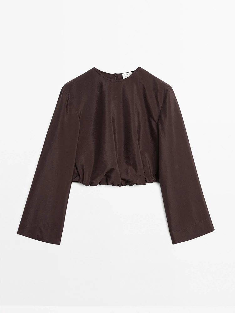 Chemise satinée fendue - Limited Edition