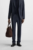 WOOL BLEND SUIT PANTS