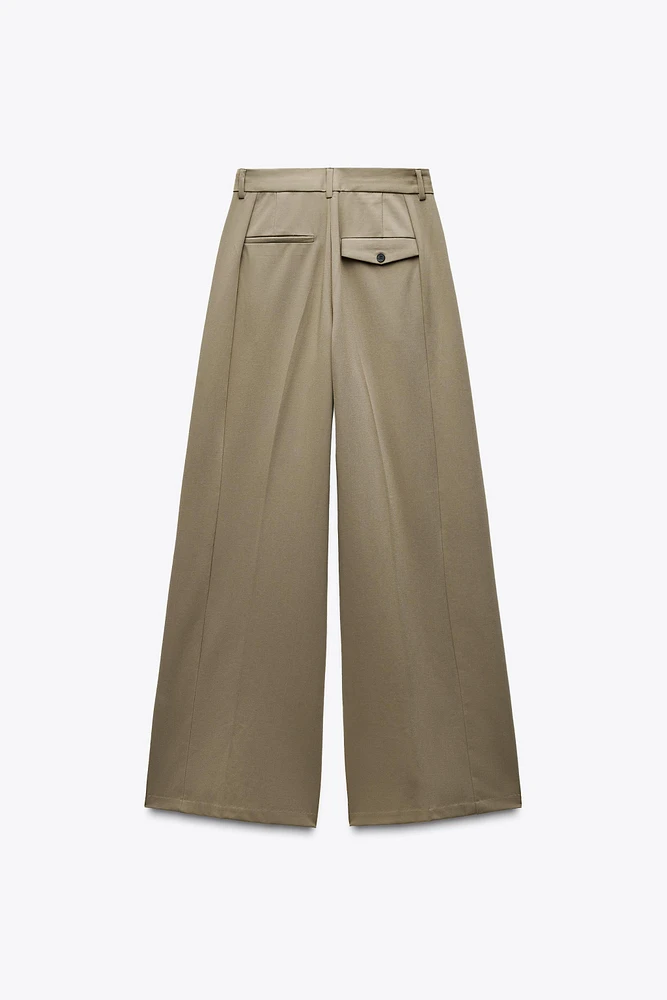 PANTALON À DOUBLE PLI