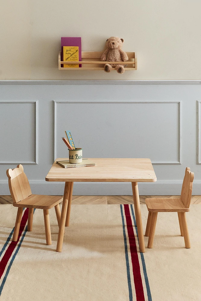 BEAR WOODEN TABLE
