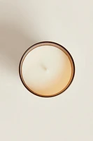 (200G) AMBERY WOOD SCENTED CANDLE