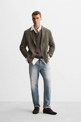 BLAZER RELAXED FIT VISCOSE - COTON ÉDITION LIMITÉE