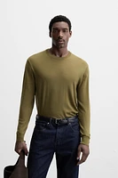 PULL EN LAINE MERCERISÉE