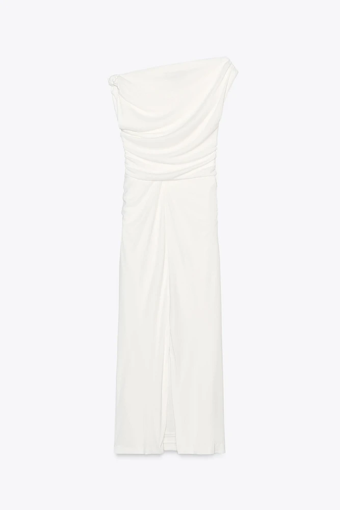 ROBE MIDI ASYMÉTRIQUE