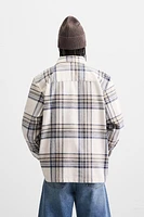 CHEMISE À CARREAUX EN FLANELLE