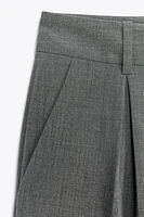 PLEATED CHINO PANTS