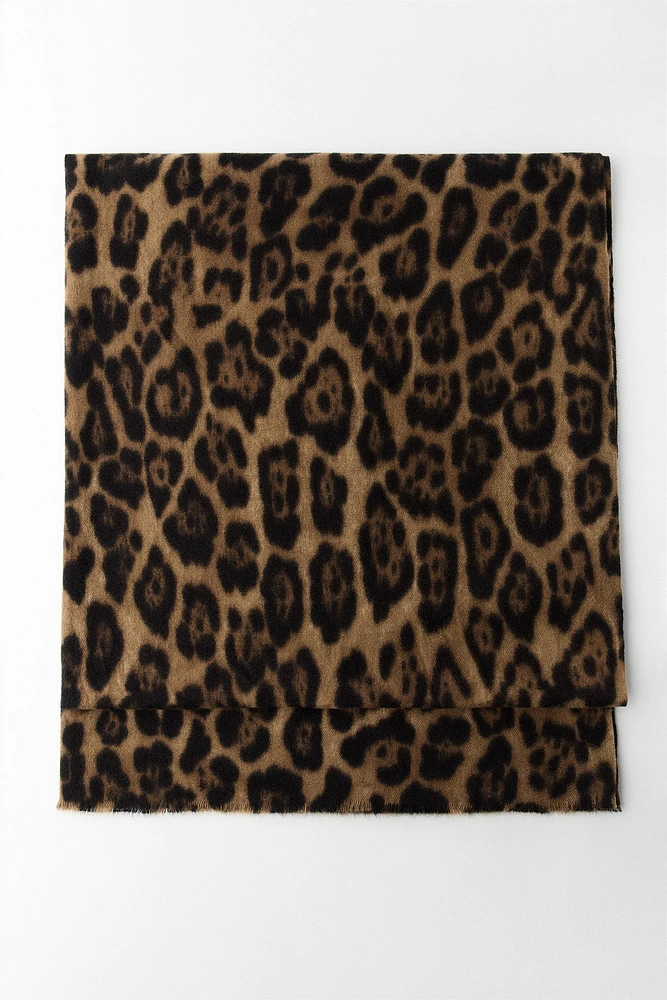 FOULARD À IMPRIMÉ ANIMAL