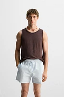 PRINTED MID-LENGTH SWIMSUIT