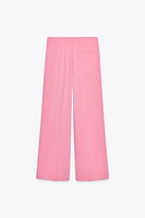 PLEATED SUIT PANTS