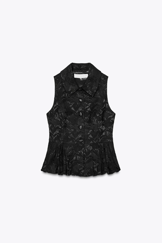 GILET JACQUARD GLOBO