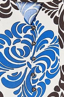 PRINTED MIDI DRESS