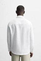 LINEN - COTTON POLO SHIRT