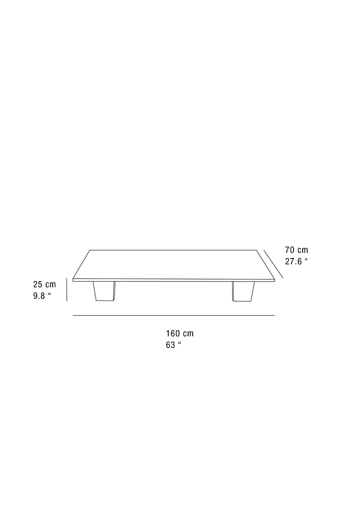 ELM WOOD CENTER TABLE/ COFFEE TABLE