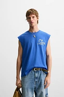 T-SHIRT TANK IMPRIMÉ