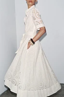 ZW COLLECTION EMBROIDERED SHIRT DRESS