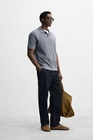 VERTICAL TEXTURED POLO
