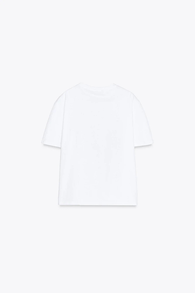 METALLIC GRAPHIC T-SHIRT
