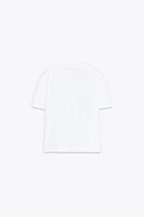 METALLIC GRAPHIC T-SHIRT