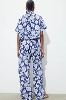 FLORAL PRINT PANTS