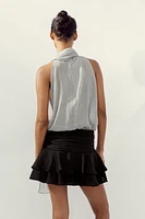 RUFFLE SKORT