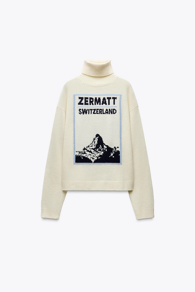 WOOL AND CASHMERE BLEND SWEATER SKI COLLECTION