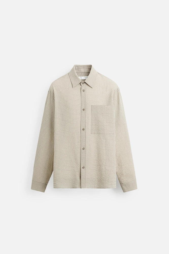 TEXTURED JACQUARD SHIRT