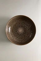 SOUP PLATE WITH RAISED DESIGN