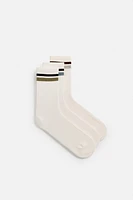 3-PACK STRIPED SOCKS