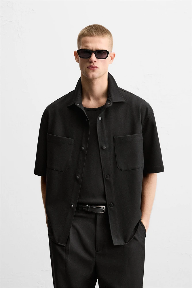 STRETCH OVERSHIRT