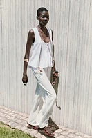 TOP EN MAILLE PÉPLUM
