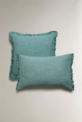 HOUSSE DE COUSSIN FRANGES