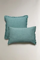 HOUSSE DE COUSSIN FRANGES