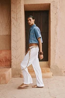 Z1975 DENIM CROP SHIRT