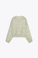 BLOUSON FLUIDE EN ORGANZA