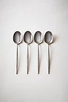 LOT CUILLÈRES À DESSERT MANCHE FIN (LOT DE 4)